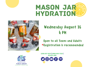 Mason Jar Hydration